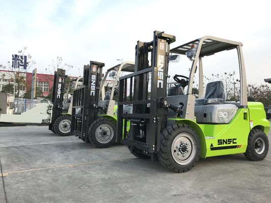グリーンフォークリフト ディーゼル 5 トン SNSC 4000kg 負荷 ディーゼル 対量