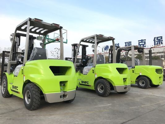グリーンフォークリフト ディーゼル 5 トン SNSC 4000kg 負荷 ディーゼル 対量
