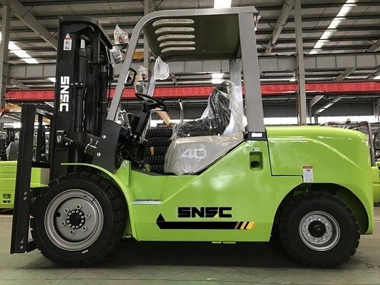 OEM 4トンのディーゼルフォークリフト SNSCディーゼルフォークリフト 2段マスト