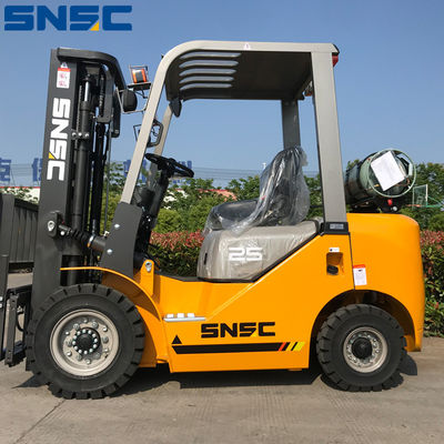 2500kg 輸送コンテナフォークリフト 中国 Gq491 Lp ガスフォークリフト