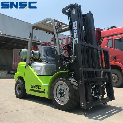 SNSC ガソリン駆動フォークリフト 3.5 トンのフォークリフト