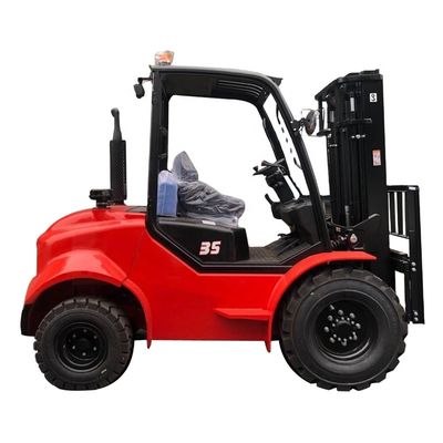 3000kg-5000kg 4wd 荒地フォークリフト オフロードフォークリフト リフト トラック