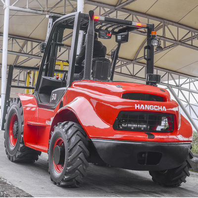 SNSC 5トンの荒地フォークリフト メーカー 2WD 4WD 5000KGs 負荷