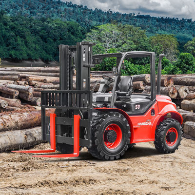 SNSC 5トンの荒地フォークリフト メーカー 2WD 4WD 5000KGs 負荷