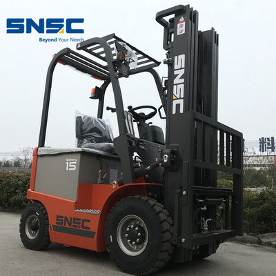 1500kg 乗車エレベーター 5m 高さ 電動フォークリフト 2ステージ / 3ステージ