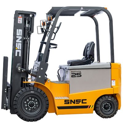 4 方向 小型電気フォークリフト 2.5 トン 電動 対量