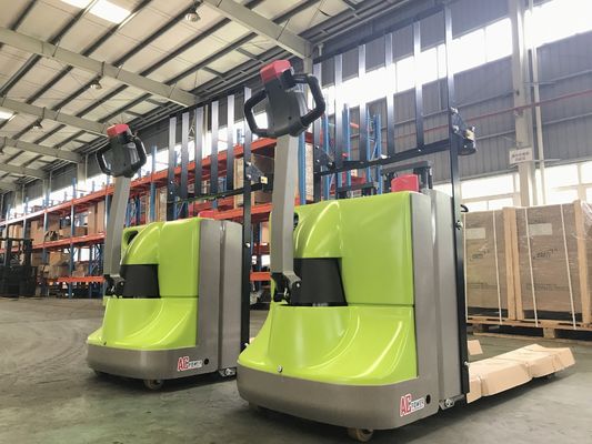 2トンの電動パレットトラック 2000kg 電気ウォーキーパレットジャック 倉庫用