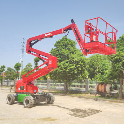16m 18m 電動関節式ブームリフト 230kg 関節式シザリリフト
