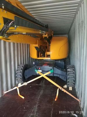 16m 18m 電動関節式ブームリフト 230kg 関節式シザリリフト