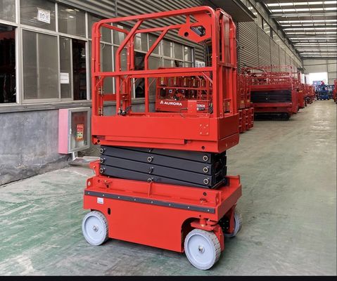 6m 8m 10m 自走電動シザリ リフト 空中作業台 230kg 負荷