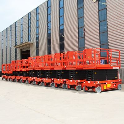 4m~16m 空中作業台 SNSC シザー作業台 自転車